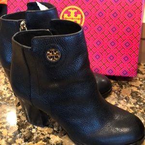 Tory Burch black leather boot